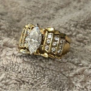 Cubic Zirconia Wedding Ring